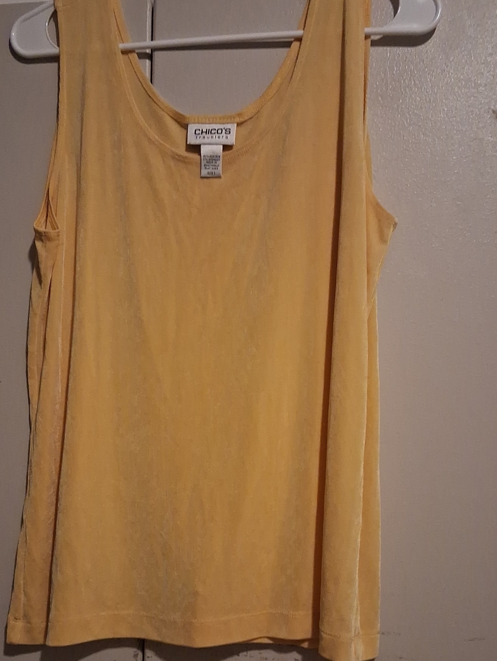 Chico's Soft Yellow Sleeveless Tank